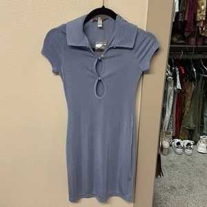 Powder blue urban outfitters casual dress